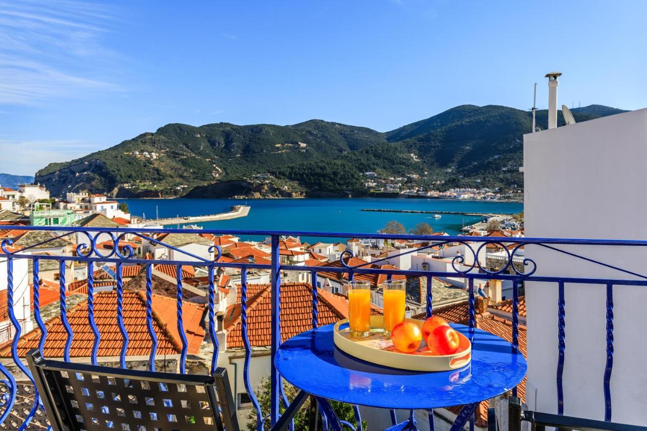 Sun Nest House Villa Skopelos Town Bagian luar foto