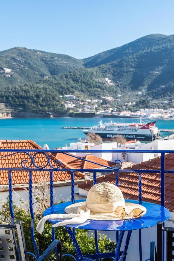 Sun Nest House Villa Skopelos Town Bagian luar foto
